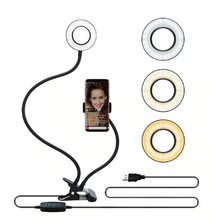 Load image into Gallery viewer, Studio LED Light With Cell Phone Holder