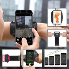 Load image into Gallery viewer, Wristband Cell Phone Holder With 180 Degree Rotation