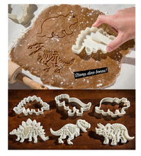 Load image into Gallery viewer, Dinosaur Cookie Molds
