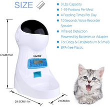 Load image into Gallery viewer, Automatic Pet Food Dispenser with Camera

