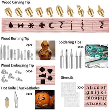 Load image into Gallery viewer, Wood Burning Pyrography Kit
